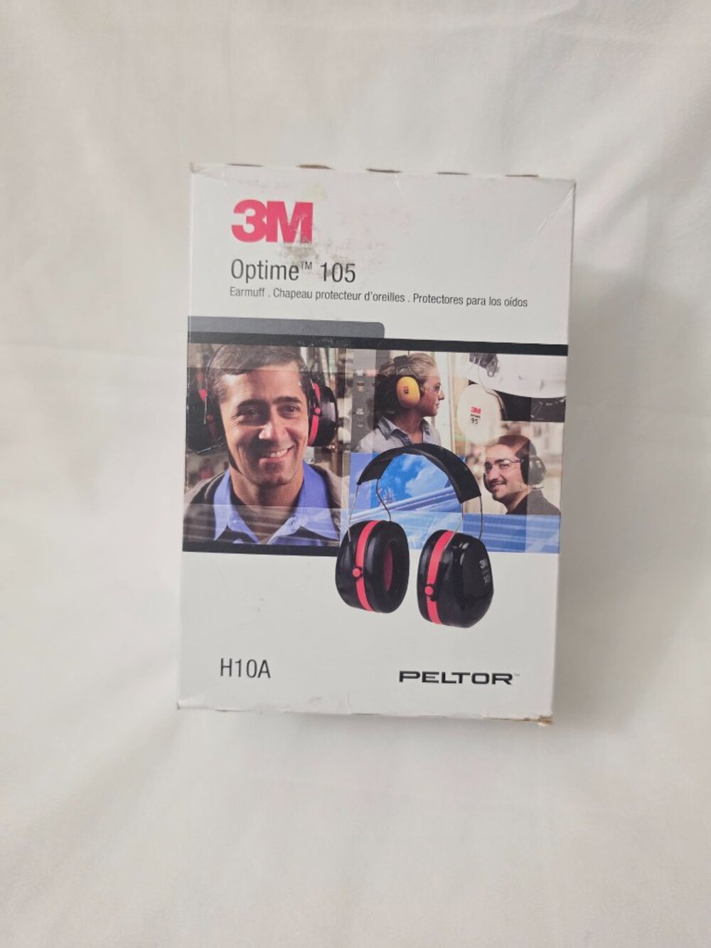NEW 3M Peltor Optime 105 H10A over the head earmuffs noise reduction 30 db